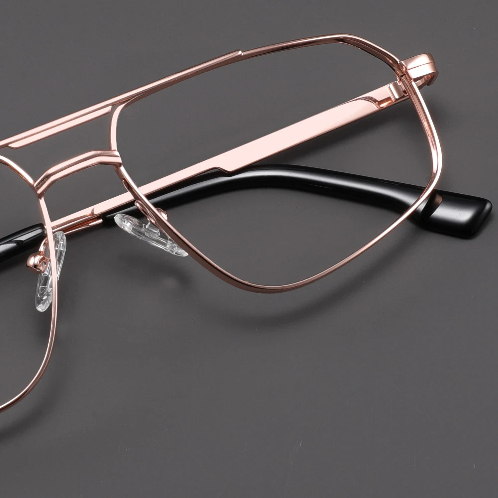 Ultra Light Titanium Wide Edge Eyeglass Frame Retro Men's Frame New Anti Blue Light Optical Prescription Frame