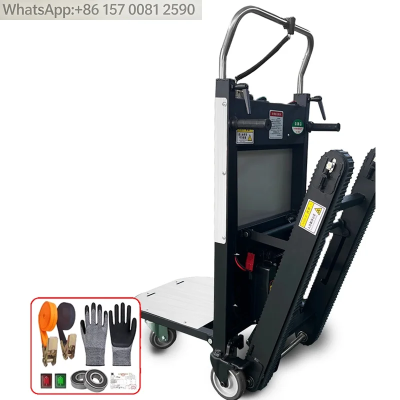 「hit Product」Track-Type Electric Stair Climber Freight Handling Home Stair Climbing Tool Stair Transport Vehicle For Delivering(
