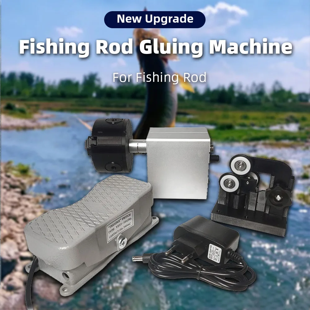 

Electric Resin Gluing Machine Fishing Rod Gluing Machine Micro Winding Epoxy Machine Fishing Rod Slightly DIY Accessories