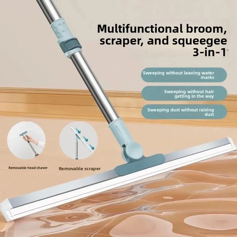 Bathroom Wiper Toilet Magic Broom Sweeping Silicone Artifact Ground Scraping Window Floor Mirrors Cleaner Household Mop