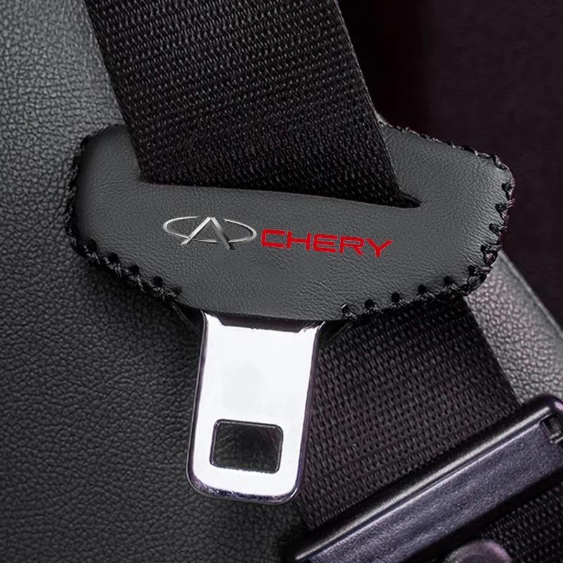 2pcs Car Safety Seatbelt Buckle Anti-scratch Plug Protective Cover For Chery Tiggo 2 3 4 5 6 7 8 3X 5X Pro T11 5X Glx 7