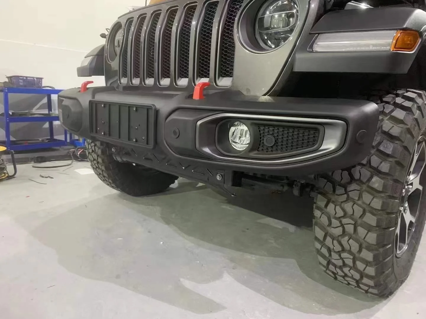 10th Anniversary plastic Front Bumper with Radar Hole for Jeep Wrangler JL 18+