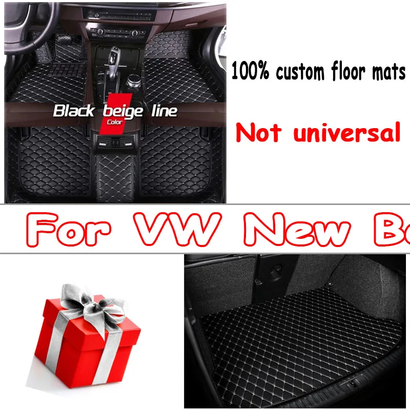 Car Floor Mat For VW New Beetle 1998~2011 Waterproof Tapetes Para Automovil Car Mats Floor Tapis Voiture Car Accessories