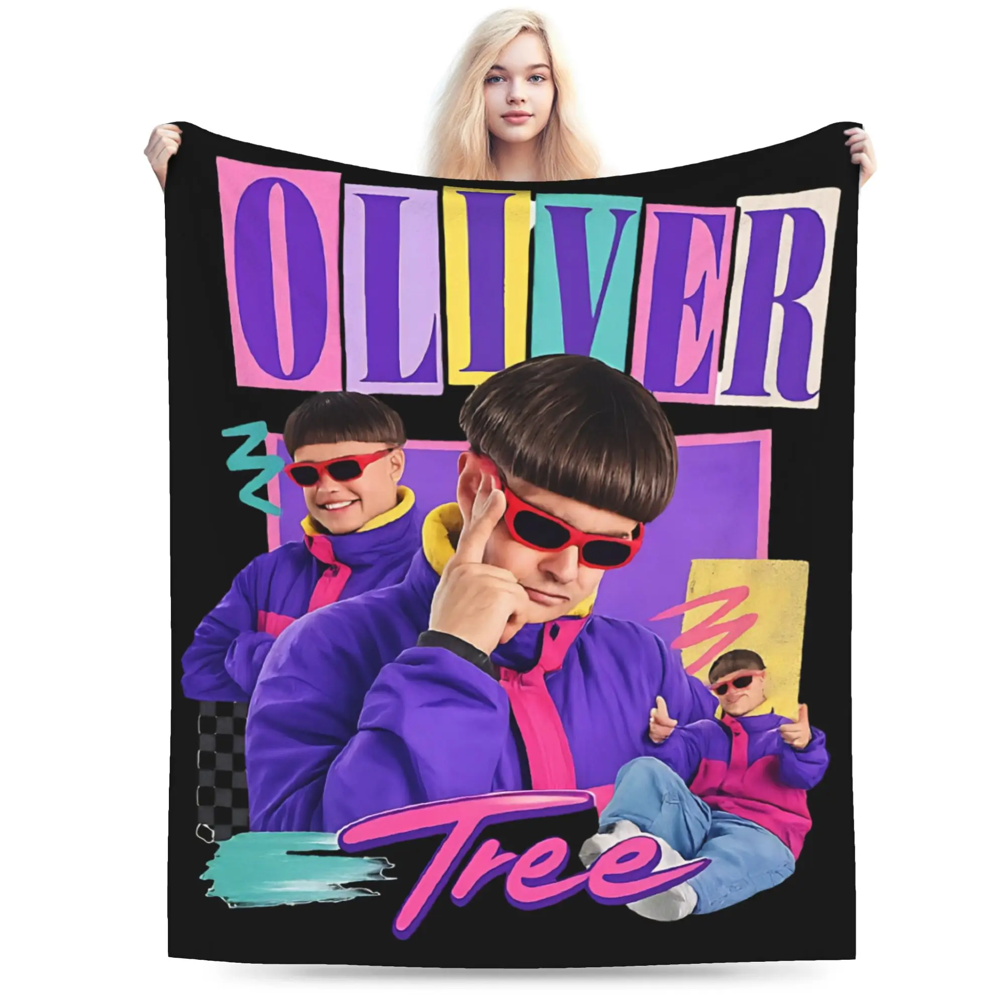 Oliver Tree Rest In Peace 1993 to 2026 Memorial Blankets  Fleece Awesome Warm Throw Blankets for Home Autumn/Winter