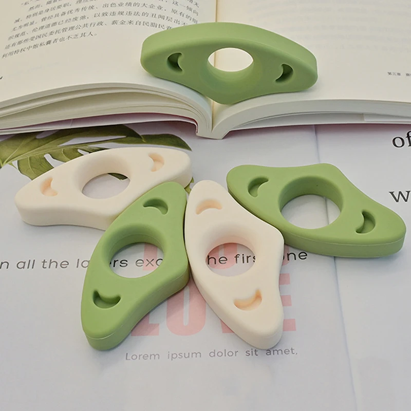 1pcs Thumb Book Page Holders Silicone Press Bookmarks Press Book Reading Aids Thumb Bookmarks