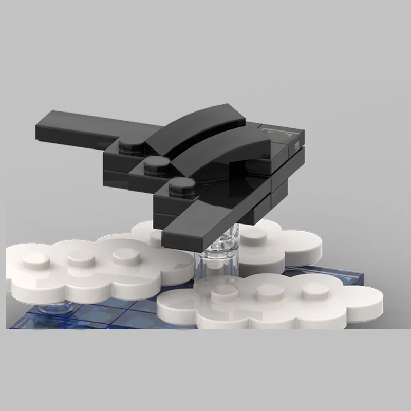 B2 Bomber Diorama نموذج MOC قوالب بناء معدات الحرب وحدات التكنولوجيا الهدايا عطلة تجميع ألعاب أطفال البدلة