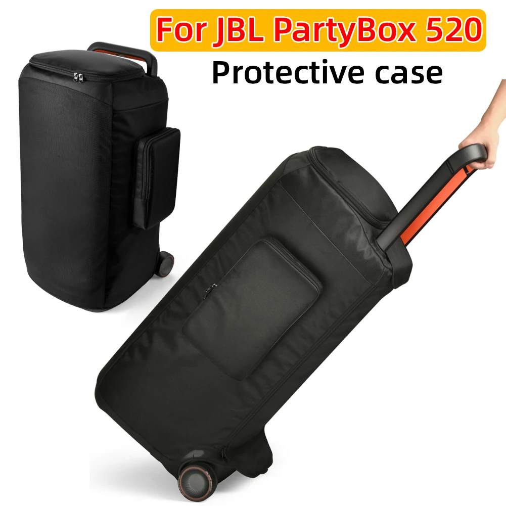 

Для JBL PartyBox 520 сетчатый защитный чехол для динамика с карманом для хранения, утолщенная нейлоновая сумка для хранения динамиков, застежка-молния