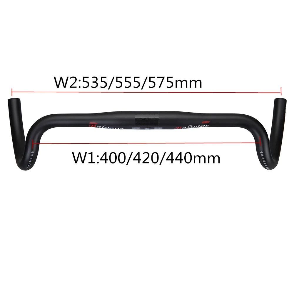 BUCKLOS Fahrrad Carbon-Lenker, 30 cm ° Integrierte Lenkrohre für Fahrräder, Aero-Bent-Bar Rennradlenker, Fahrradzubehör – Detail 4