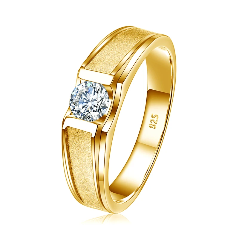 

925 Sterling Silver Frosting Egagement Rings For Men Women Moissanite Wedding Band Couple Anniversary Jewelry Gift