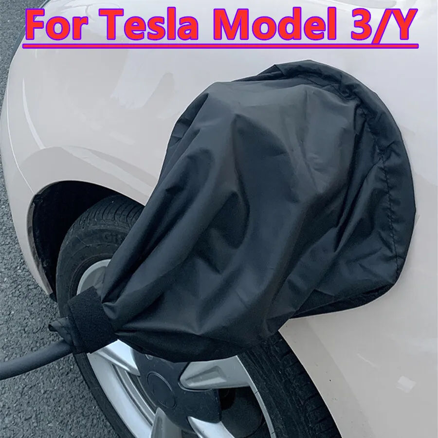 Car Charger Port Cover Magnet Waterproof Rain Snow Protector For Tesla Model 3/Y