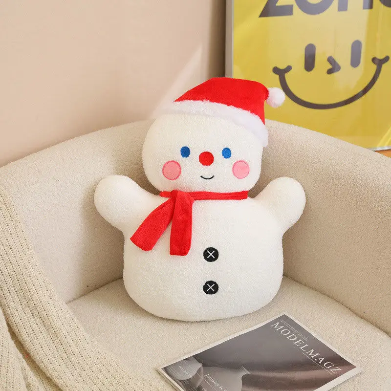 

Christmas Snowman Pillow, Plush Toy, Gingerbread Man, Super Soft Doll, Christmas Tree Holiday Gift