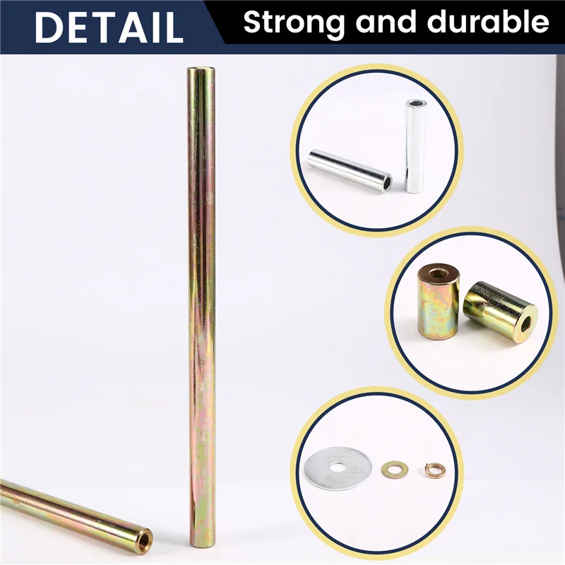 ABQB-Rear Left & Right Bushing Shafts Blots Kit For Polaris Sportsman 400 450 600 700 2003-2007 Sportsman 500 800 2003-2010