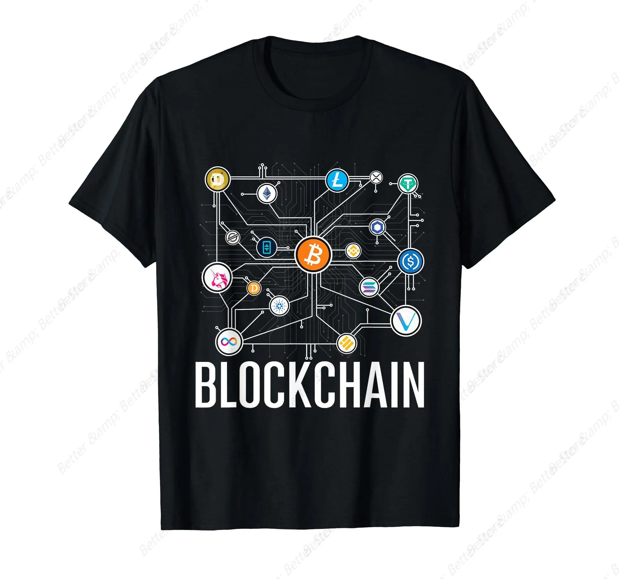 Blockchain - Cryptocurrency Crypto Investor BTC T-Shirt