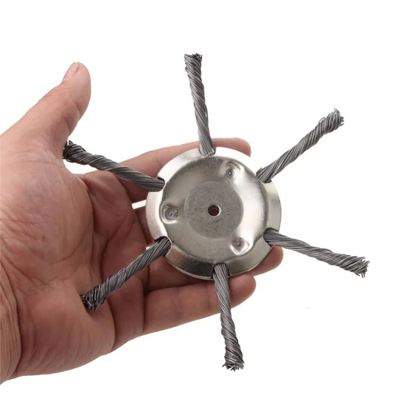 ABJY-3/6 cabeça de fio de aço aparador de grama cabeça cortador de grama cortador de escova balanço lâmina de metal para ferramenta de jardim