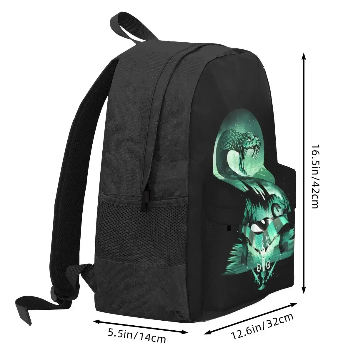 House Of Slytherin Viper Large Capacity Backpack Fashion Backpack Storage Bag Multi-function