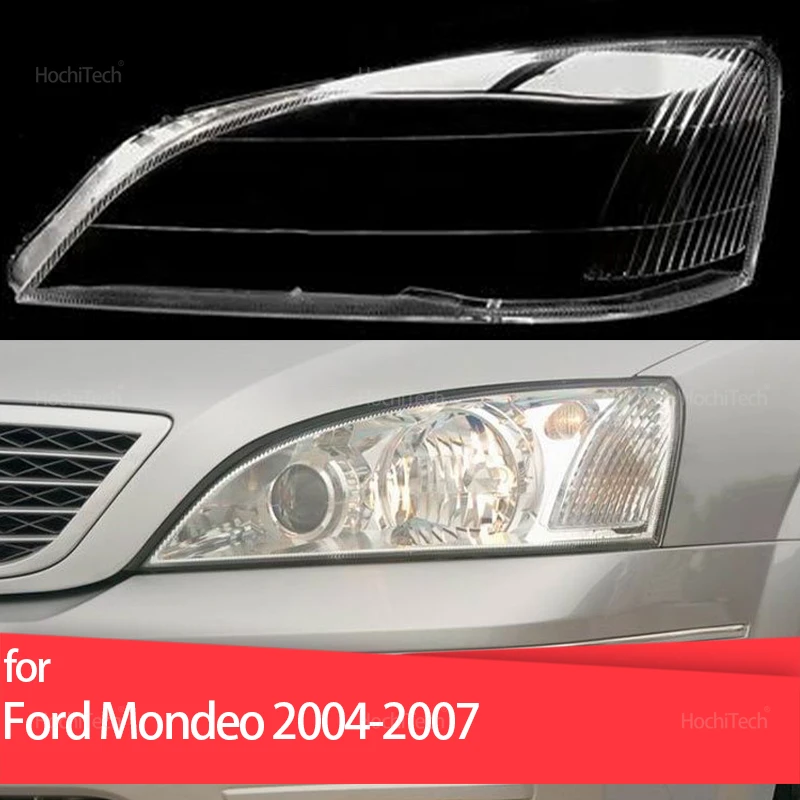 

Для Ford Mondeo 2nd 2004 2005 2006 2007 крышка фары автомобиля линза объектива стекла замена переднего абажура авто корпус