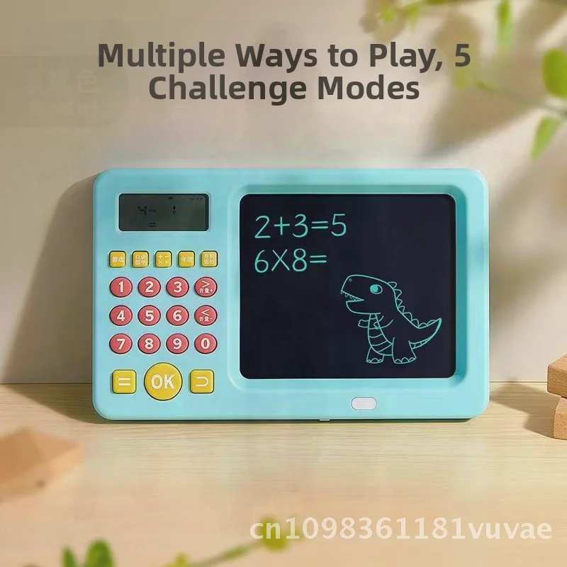 Tablero de escritura LCD para niños, máquina de aprendizaje de aritmética Oral, tableta de entrenamiento de matemáticas, juguete educativo interactivo recargable