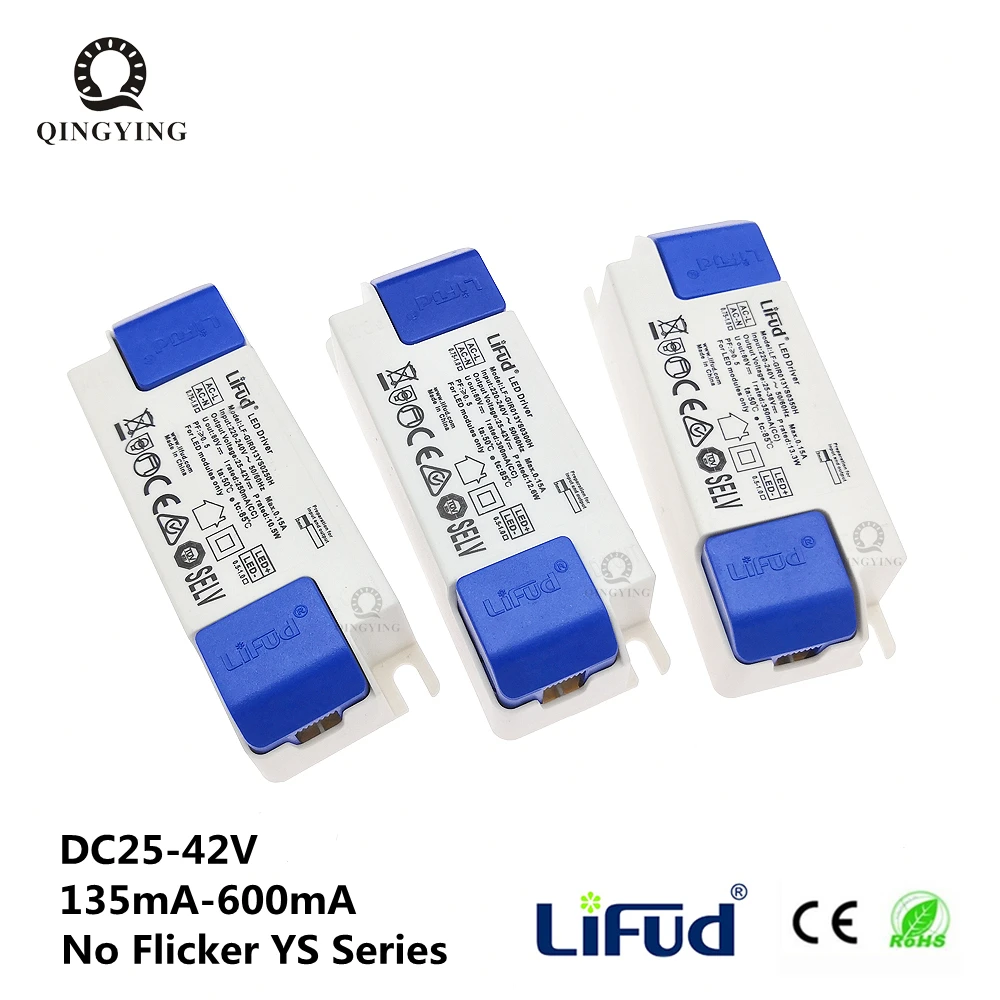 

1pcs Lifud LED Driver No Flicker LF-GIRxxxYS 25-42V 135mA 180mA 200mA 300mA 450mA 600mA Panel Light Power Supply LED Transformer