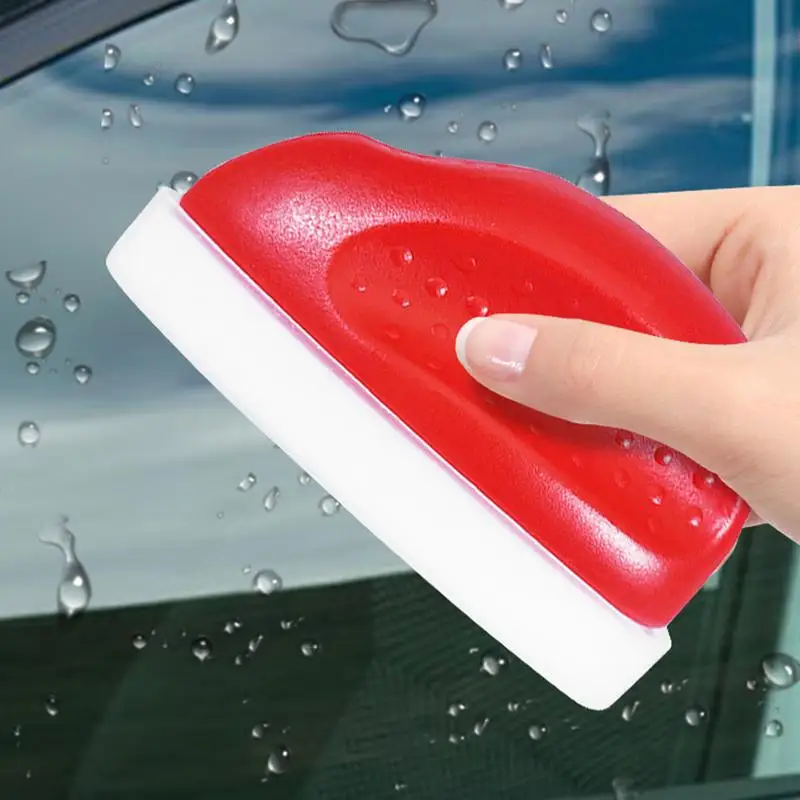 Car Glass Oil Film Remover Brush Automotive Glass Sponge Cleaning Brush Front Inner Windshield Glass Oil Film Cleaner Cleaning