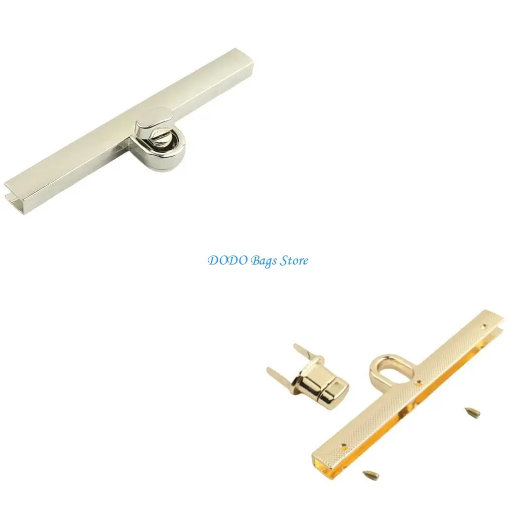 

Stylish 9.5CM Metal Purse Lock Twist Turn Closure for DIY Bag Projects Metal Purse Lock Replacement