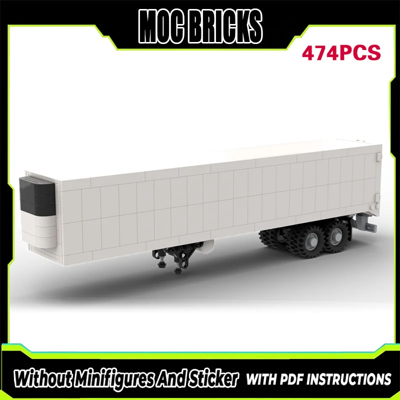 

Конструктор City Car Model MOC: Легкий модульный полуприцеп, технологичный подарок, набор для сборки, детские игрушки