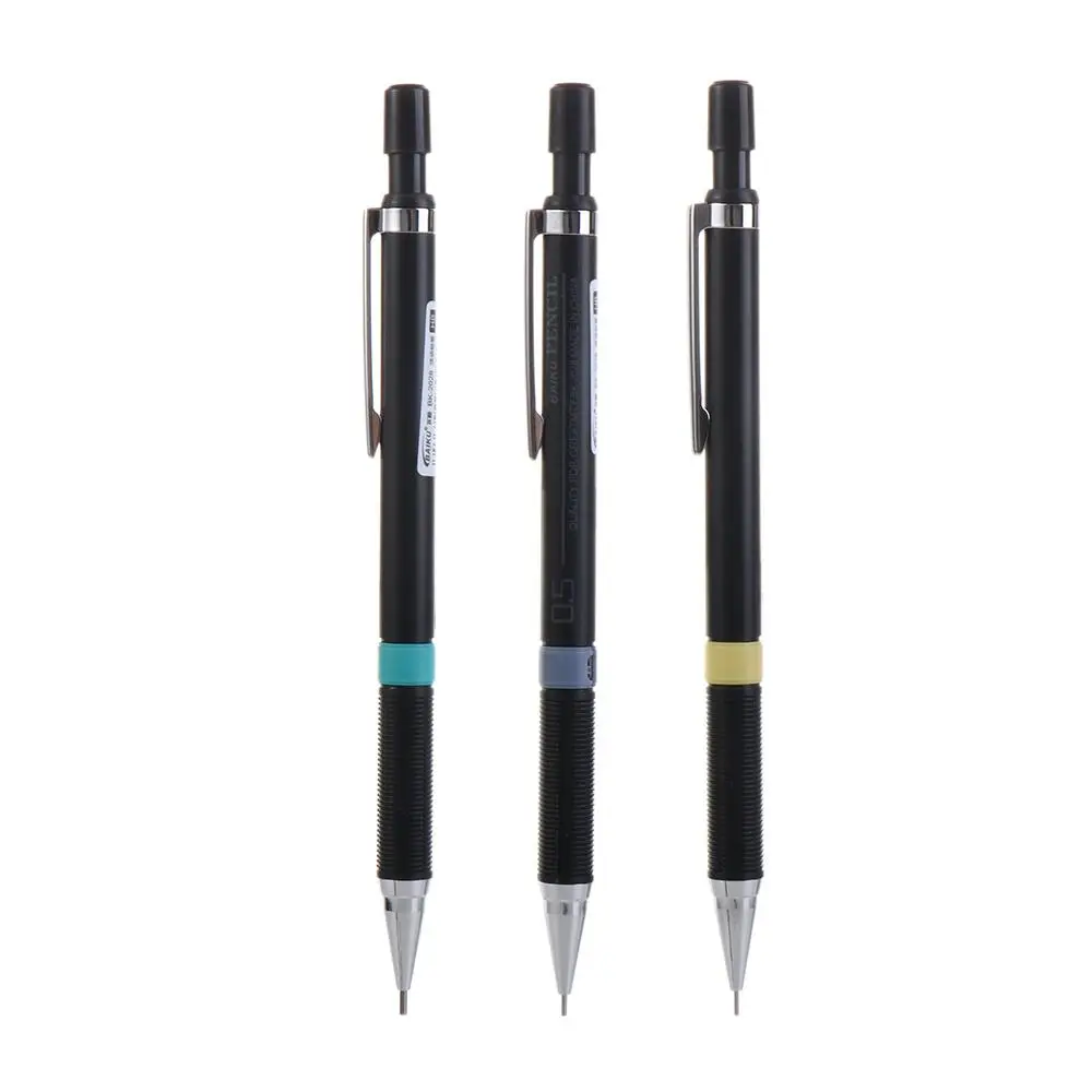 Metal Pencil 0.3 0.5 0.7 0.9 Metal Pen Mechanical Automatic HB 2B Lead Engineering Write Painting Pencil