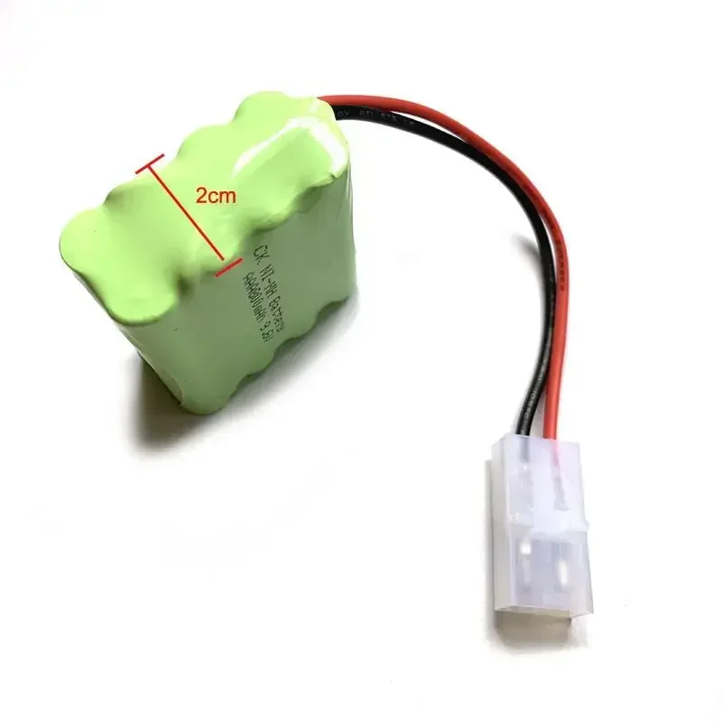 1PC Arrival Double-deck 800mAh 9.6V 8xAAA Ni-MH RC Rechargeable Battery Pack for Helicopter Robot Car Toys with Tamiya Connector