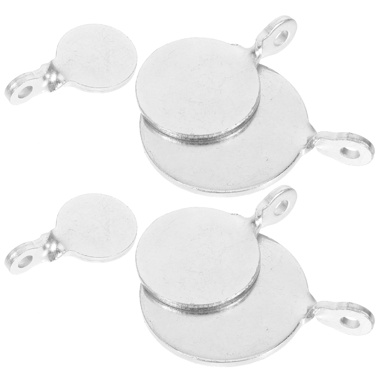 Objetivo de tiro colgante, 6 uds., objetivo de tren de acero inoxidable para deportes al aire libre, herramienta de práctica de precisión, equipo de ejercicio de tiro con arco