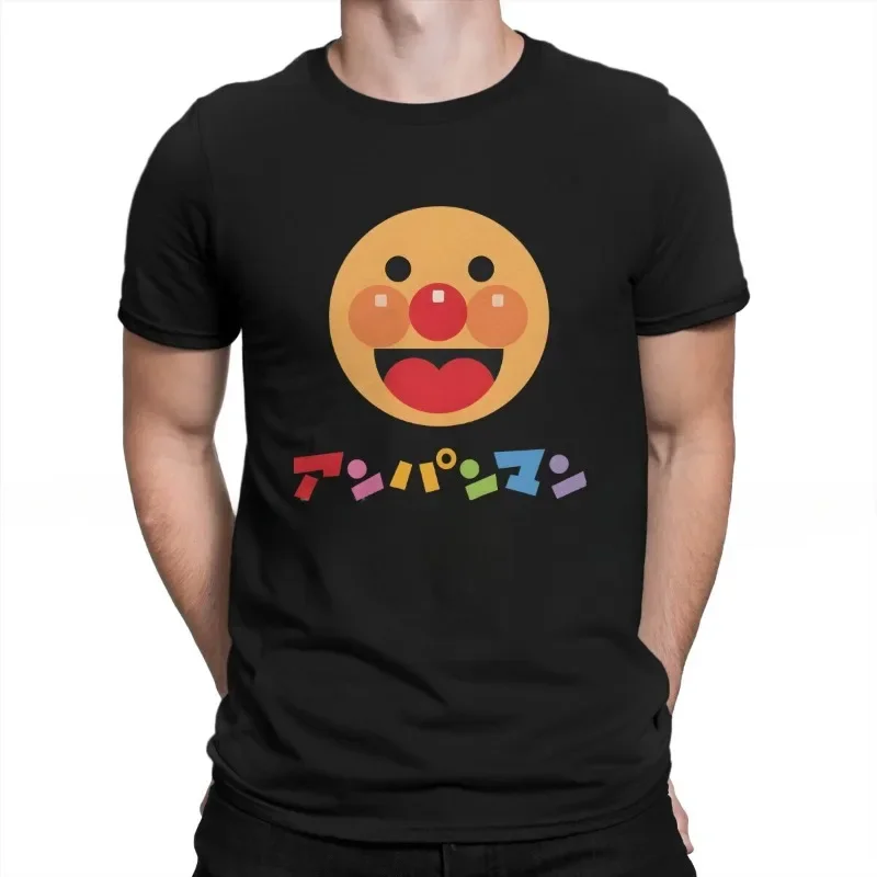 Japanese Anime Cute Harajuku T-shirt Anpanman Cartoon Animation Comfortable Gift Idea T Shirt Classic Style Polyester TShirt