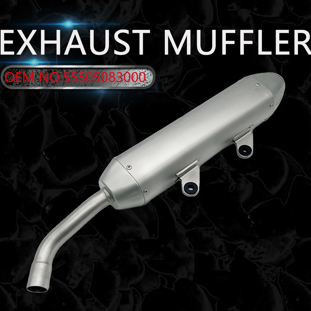 Motorcycle Exhaust Muffler Stainless Steel Interface Exhaust System End Tail Pipe For KTM XCW EXC TPI HUSQVARNA GASGAS 2020-2023