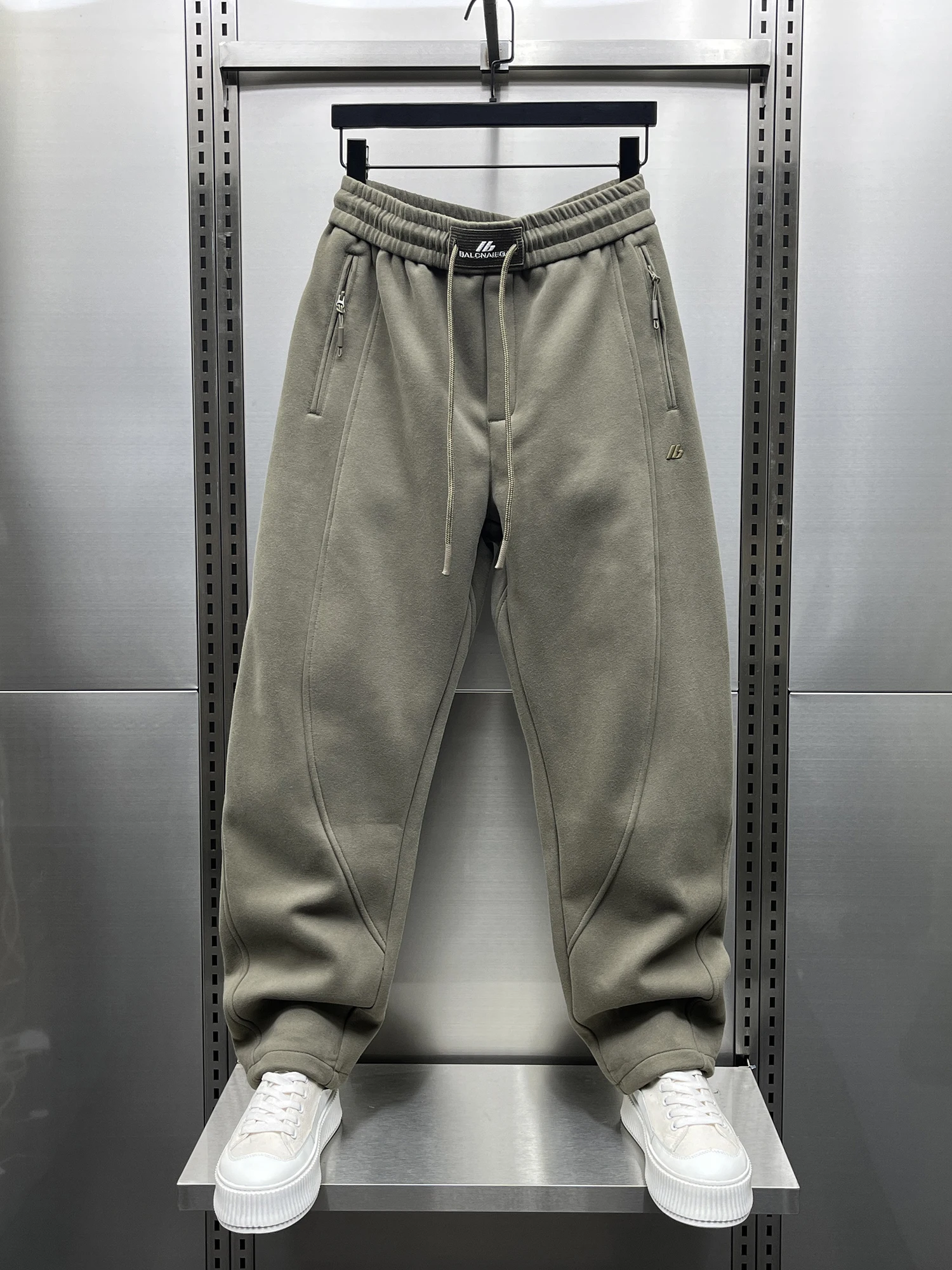 

Мужские свободные брюки прямого кроя для осени и зимы, повседневные брюки, модные, молодежные, стильные, удобные, с эластичным поясом