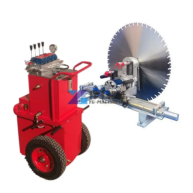 620mm Depth Vertical Concrete Hydraulic Wall Saw Groove Cutting Machine