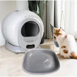 Alfombrilla de silicona lavable para arenero de gato – Antisalpicaduras