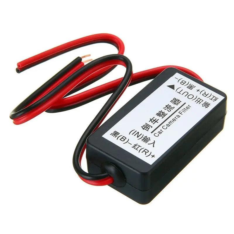 Exquisite 10X 12V DC Power Relay Capacitor Filter Rectifier For Car Rear View Backup Camera