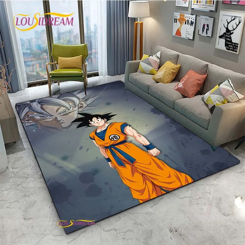 Dragon Ball Cartoon Anime Cute Carpet for Living Room Bedroom Rug Table Kitchen Door Kid Unslip Floor Mat Alfombra Birthday gift