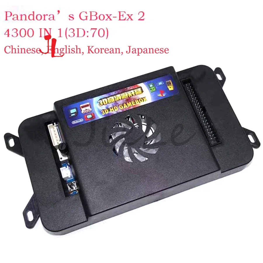 Pandora-GBOX-EX2 Arcade-Spielbrettkartusche, 4300 in 1 Box, PCB, 720P, VGA-Unterstützung, USB-Gamepad, Jamma-Konvertierungsset, Neu