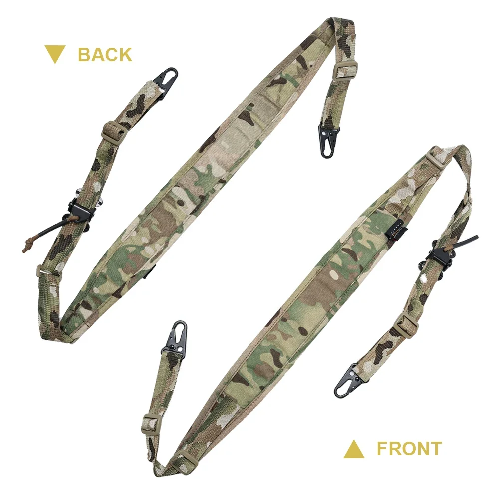 Tactical Modular Rifle Sling Strap Removable 2 Point / 1 Point 2.25\