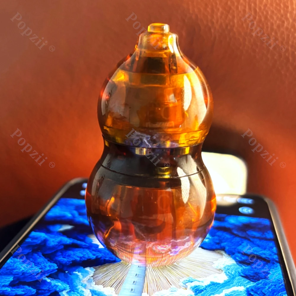 ของเล่นบีบแก้เครียดแบบหมุนได้ รูปทรงน้ำเต้า PEI EDC พร้อมฟังก์ชั่นกดเหรียญ ช่วยลดความวิตกกังวล