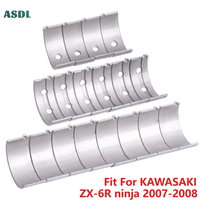 

Motor 31mm Connecting Rod 30mm Crankshaft Bearing for Kawasaki ZX6R ZX600 ZX-6R ZX 6R Ninja 636 2007-2008 STD +25 +50 0.25 0.5