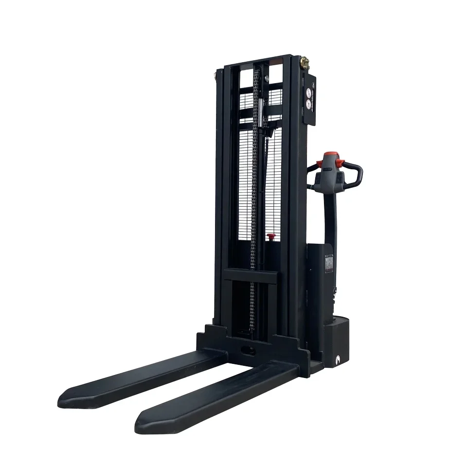 China's new 1.5 tons capacity 2.5M & 3m mechanical repair factory warehouse stacker electric stacker