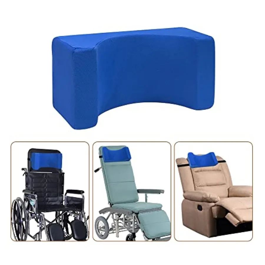 

Wheelchair Headrest Head Neck Support Chair Attachment Positioner Lightweight Backrest Pillow Accessories for Adults Single Sof