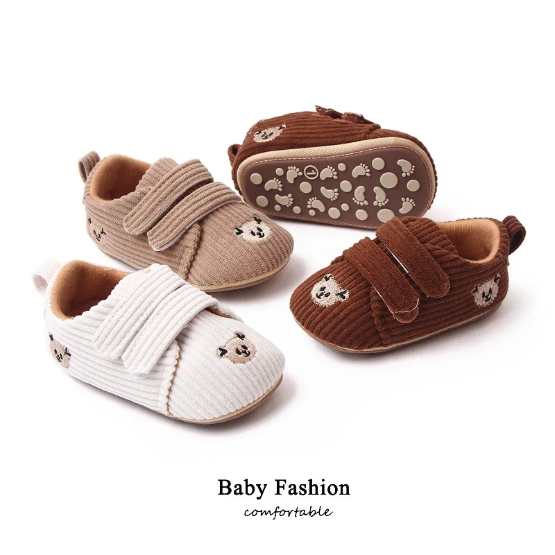 

Spring Autumn Baby Shoes Baby Boys Girls Prewalker Soft Soles Non-Slip Footwear Casual Infant Toddler First Walkers Slippers