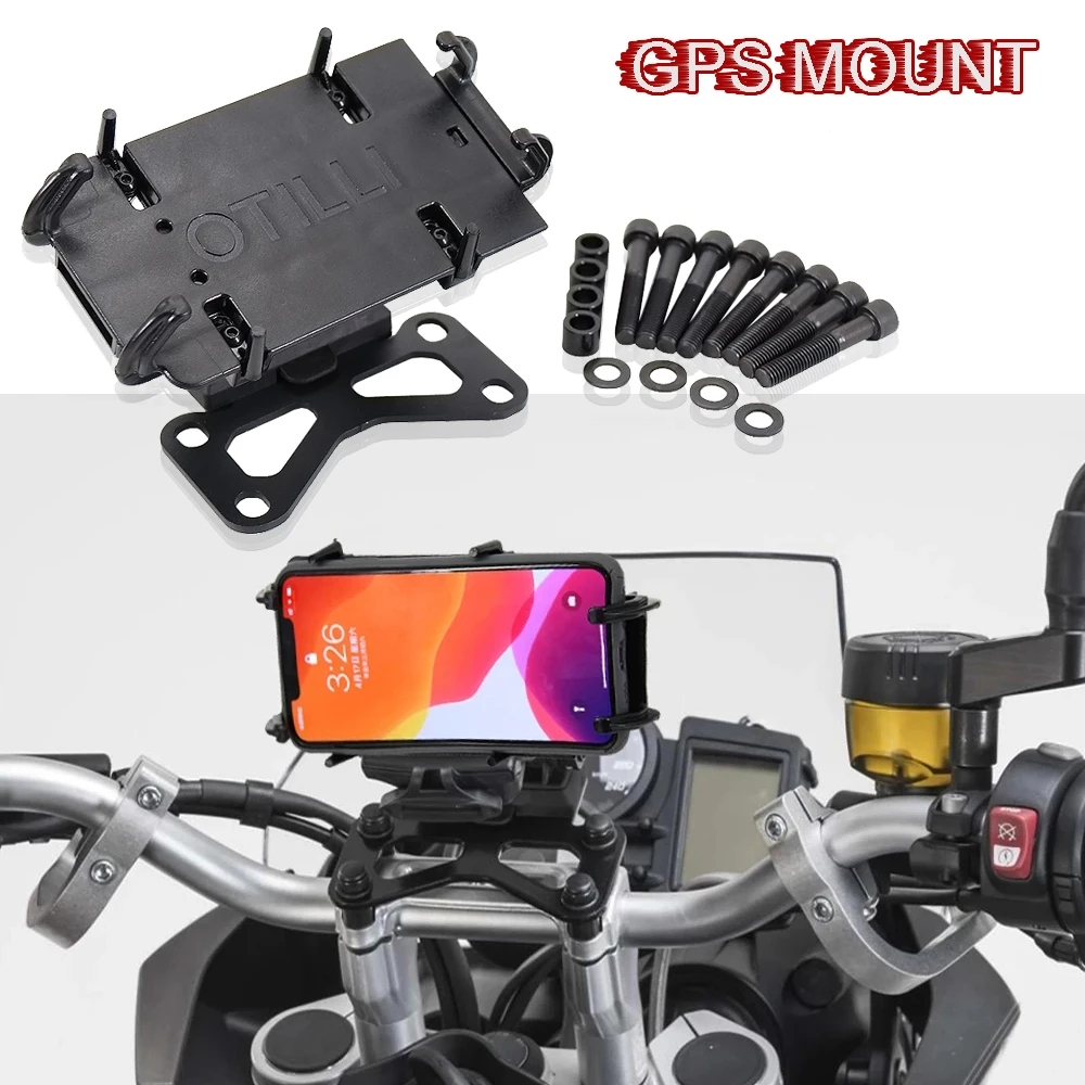 

For 990 SM R/T GPS Navigaton Plate Bracket Front Phone Stand Holder Phone 950 Adventure Supermoto/R 690 SMC R LC4 New Motorcycl