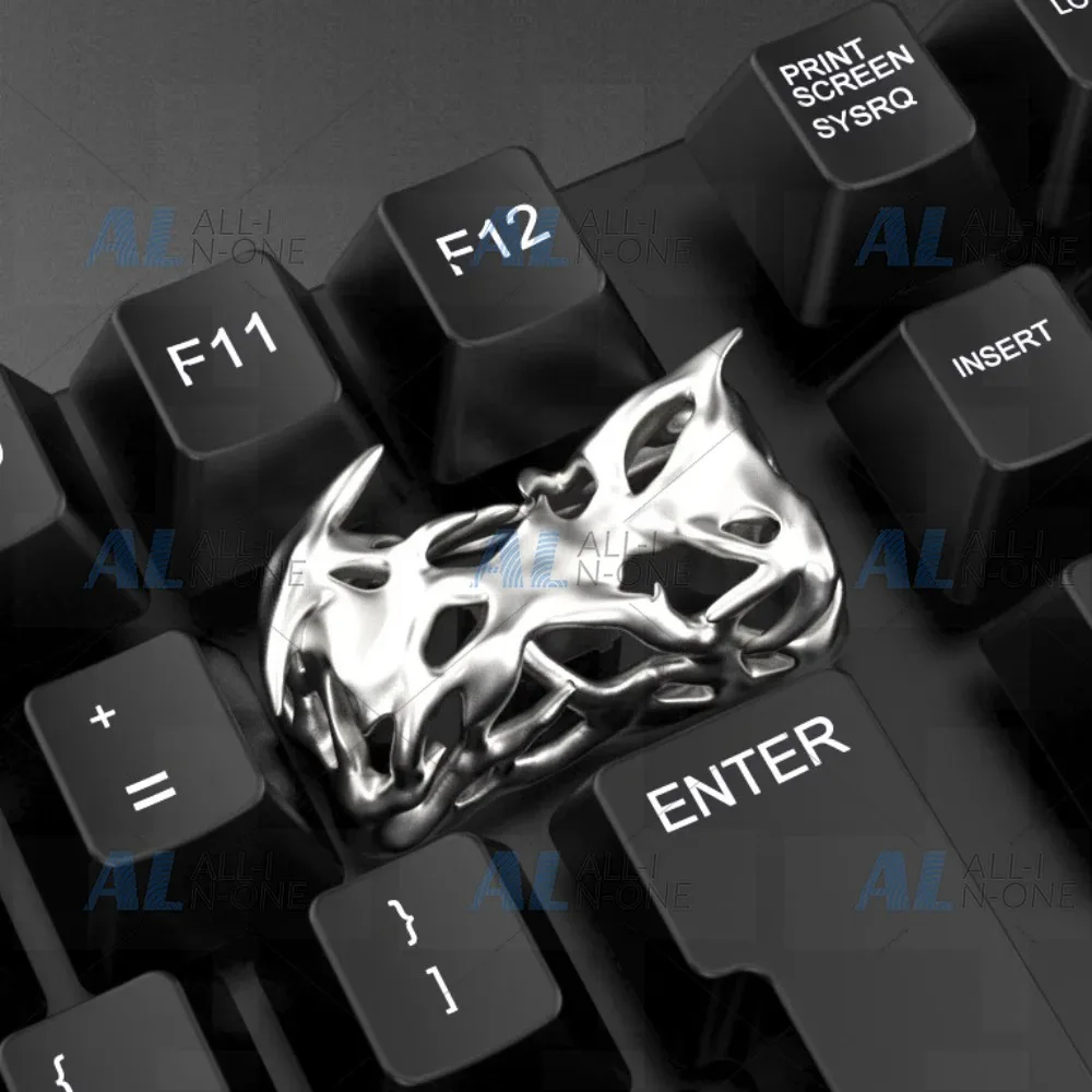 teclas-personalizadas-vazadas-prata-cinza-e-dourado-para-teclado-acessorios-de-jogos-teclas-esc-delete-e-direcionais-em-metal-e-resina