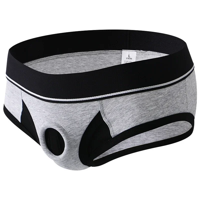 Мужское эротическое силиконовое кольцо для пениса, короткое нижнее белье, хлопковое открытое полые БДСМ, эротический костюм с уплотнительным кольцом, трусики, аксессуары для рейва