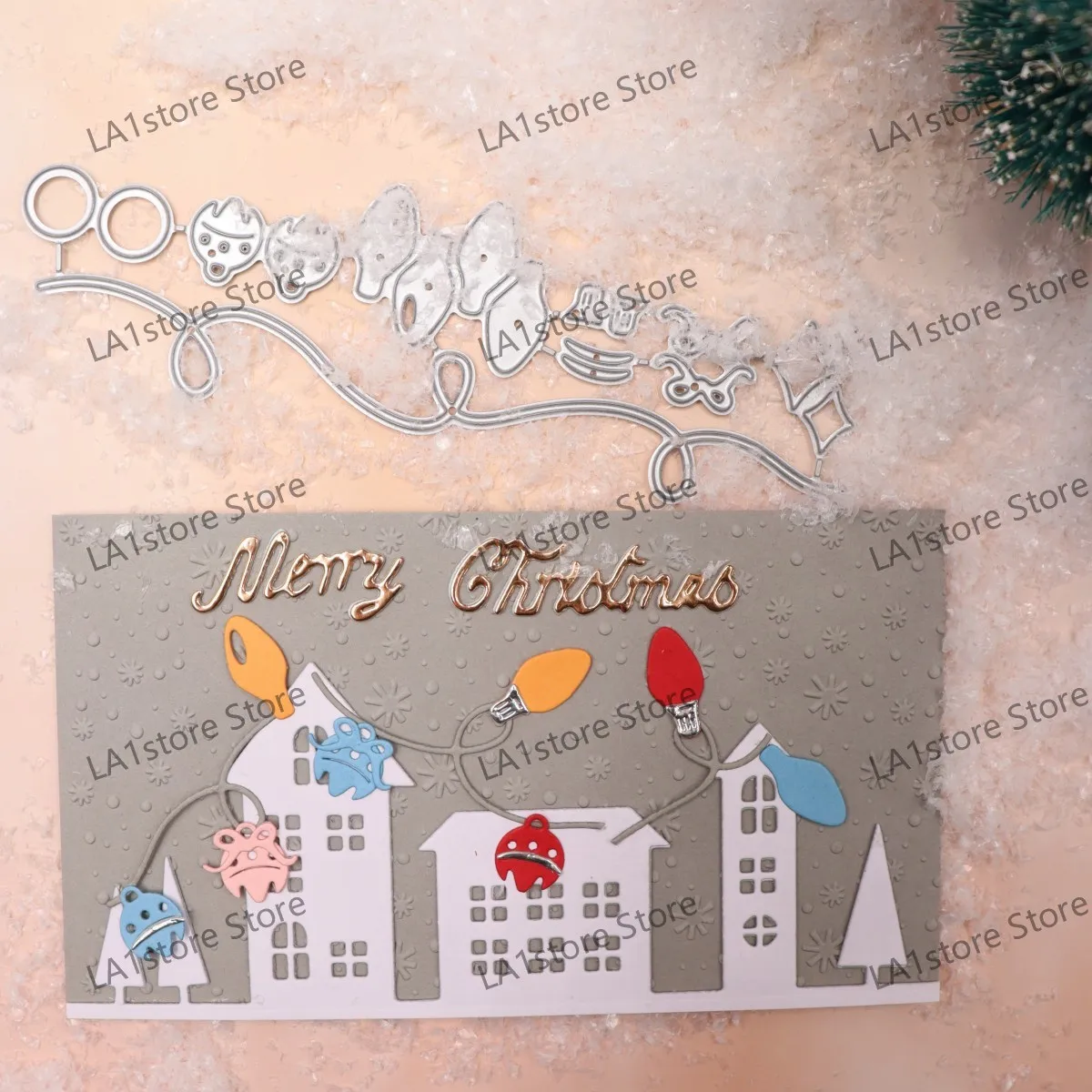 Greeting Card Bulb Light Cutting Dies Scrapbooking Album Paper Cards Crafts Embossing Die Cuts 2024 New Arrivals Christmas