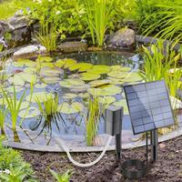 Solar Oxygen Pump Solar Powered Aerator Solar Pond Oxygenator Aerator Kit for Garden Fish Tanks Fishing 2.5w Air Pump with Pipe