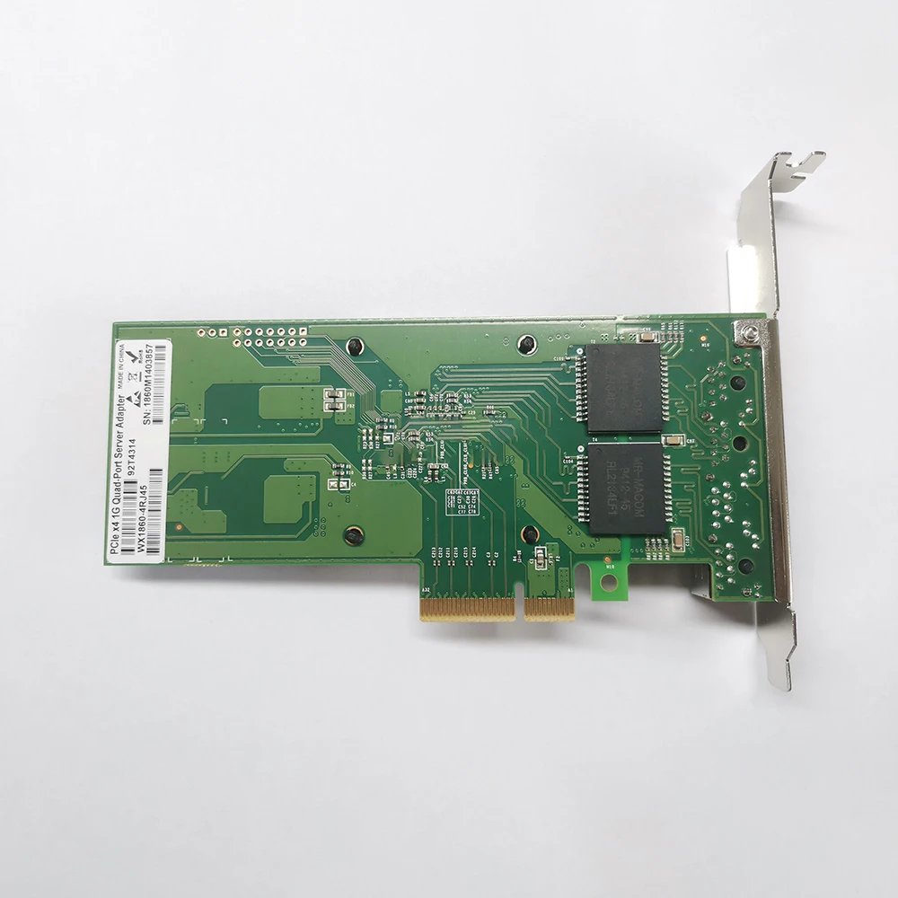 

WX1860-4RJ45 PCIeX4 1G Quad-Port Server Adapter PCI-E X4 Gigabit 4-port network card NIC High Quality Fast Ship