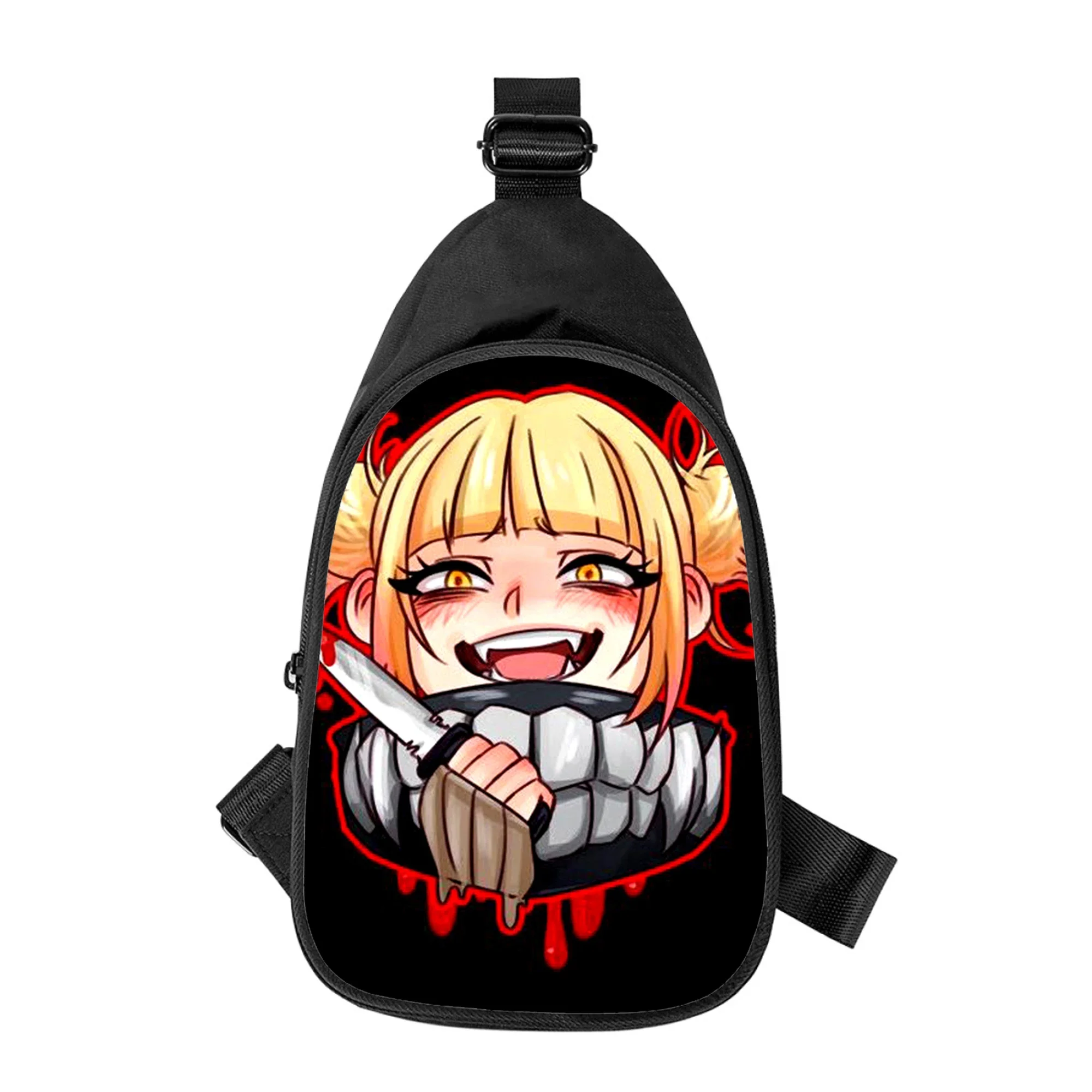 Anime meu herói academia mimiko toga masculino cruz saco de peito diagonalmente feminino bolsa de ombro marido escola pacote de cintura masculino pacote de peito