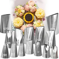 26-stijl Rozenblaadje Gebak Nozzles Tas Voor Taart Decoreren Cupcake Crème Icing Piping Tips Zoetwaren Rose Flower Cake Nozzle